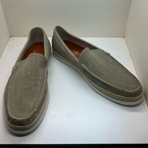 Men’s Martin Dingman Canvas Venetian Loafers Shoes 12
